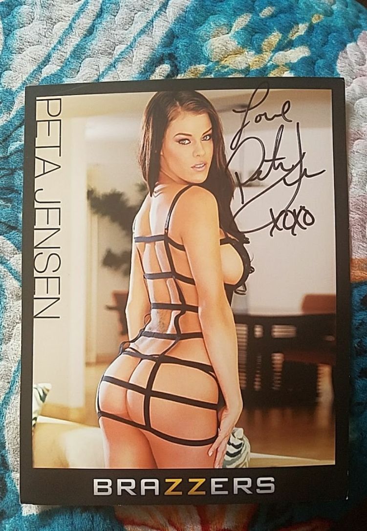 Signed Peta Jensen Poster (Brazzers Certified)