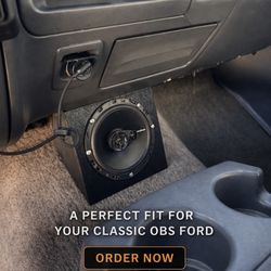 6.5” Speaker Enclosure for OBS Ford (92–97) – Custom Fit