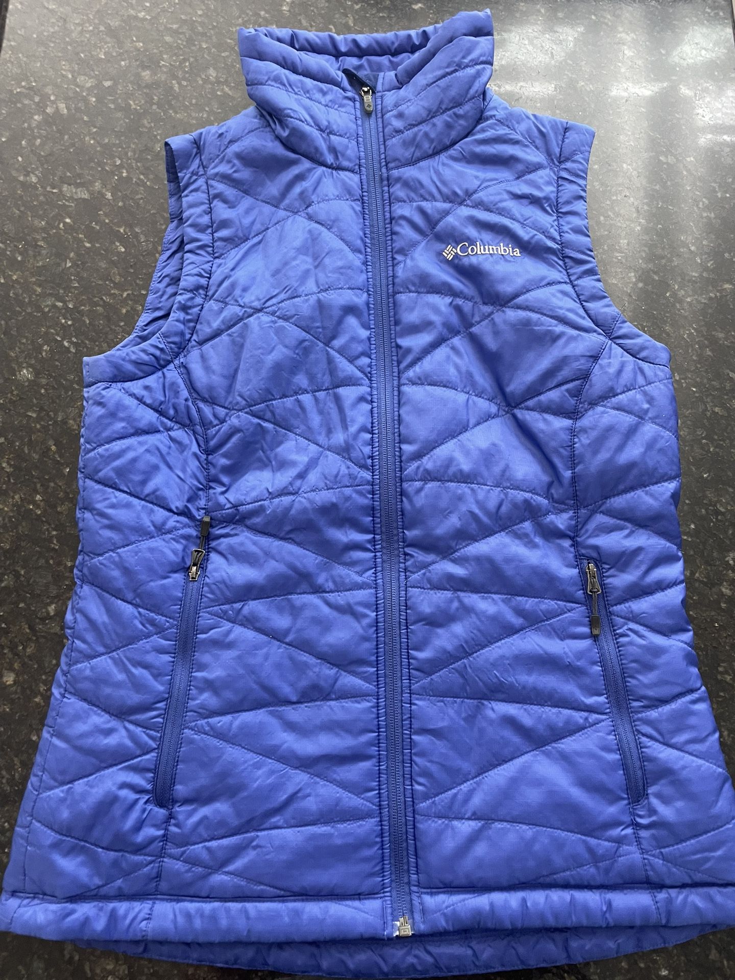 Columbia Puffer Omni Shield Vest Women’s Size Small - Blue
