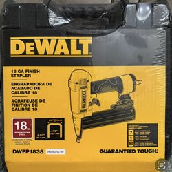 Dewalt 18 GA narrow crown stapler