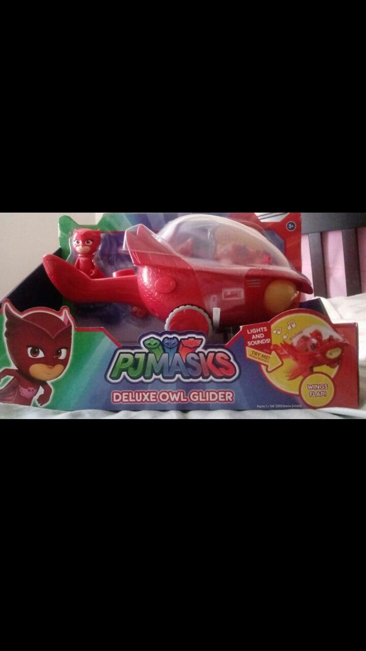 PJ Masks Deluxe Owl Glider and Owlette figure (New)