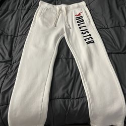 Hollister Sweatpants - Hollister Sweats - White Sweats