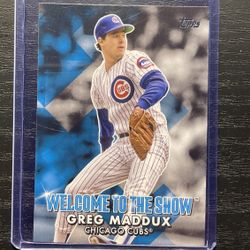 2022 Topps Welcome To The Show Greg Maddux Rookie Baseball Card #5