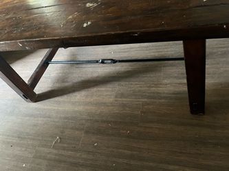 Big sturdy table!