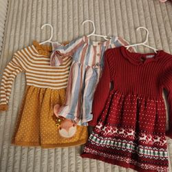3 Dresses 12 Months 