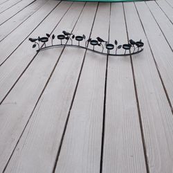 Bird silhouette candle holder!