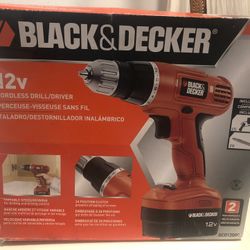 Drill black& Decker 20v Cordless