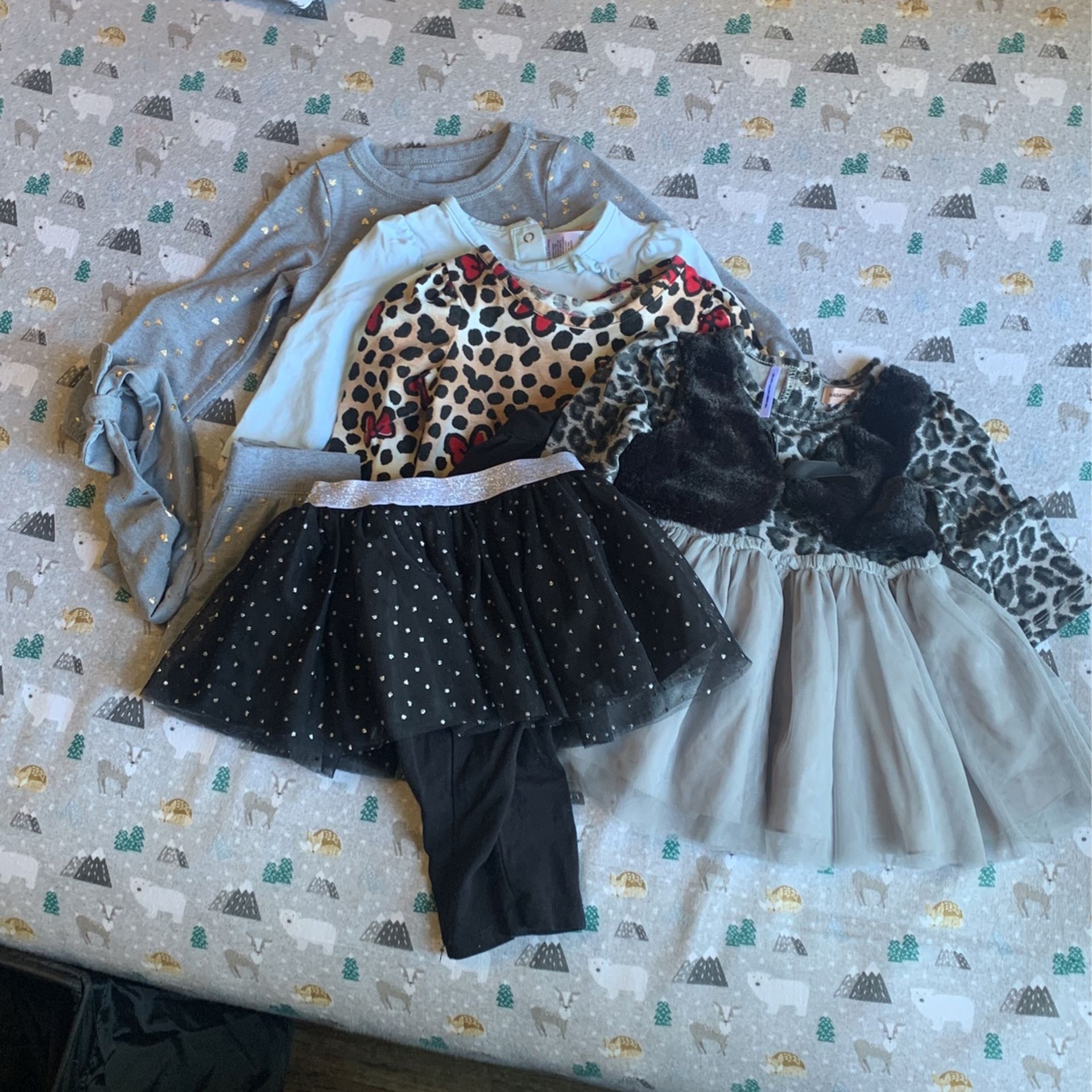 Baby Girl Dress Cute Toddler 12M 12 months 8 Piece Bundle Lot Clean Used