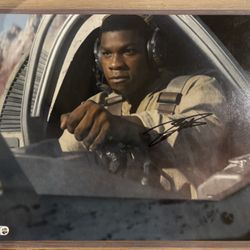 Star Wars John Boyega Autograph 11x14 Topps Picture 