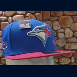 Toronto Blue Jays Size 7 1/4 New Era 59FIFTY BIG LEAGUE CHEW COTTON CANDY  HAT (NWT) SOLD OUT EVERYWHERE!!! GET IT HERE!!! for Sale in Stickney, IL -  OfferUp