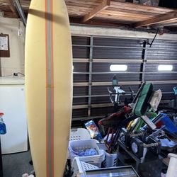 Hobie 8' Surfboard Vintage 1970's 