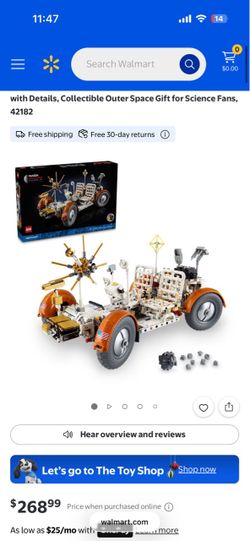LEGO Technic NASA Lunar Roving Vehicle Set 42182