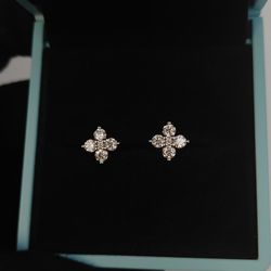 Moissanite Earrings 925 Silver 
 