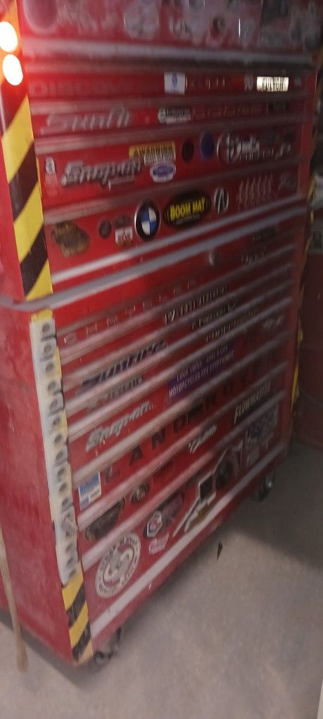Snapon Tool Box With Various Tools As Is
