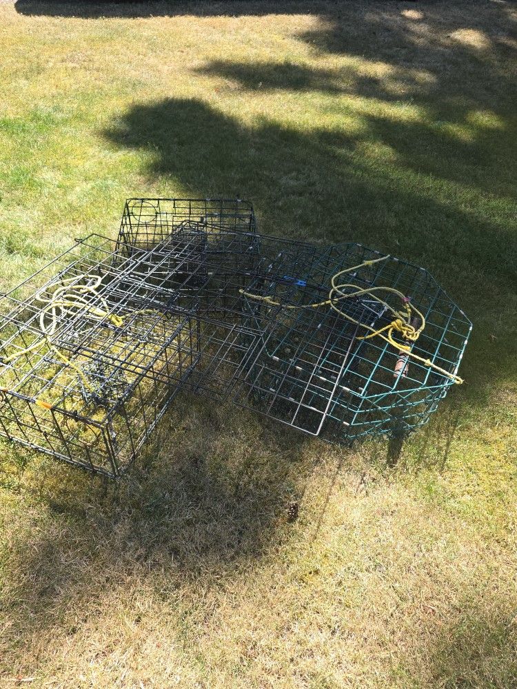 Four Crab Pots