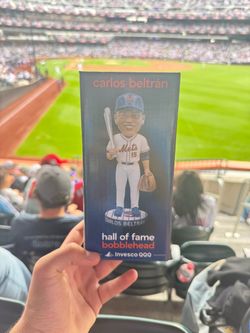 Carlos Beltran bobble head hall of fame induction day.