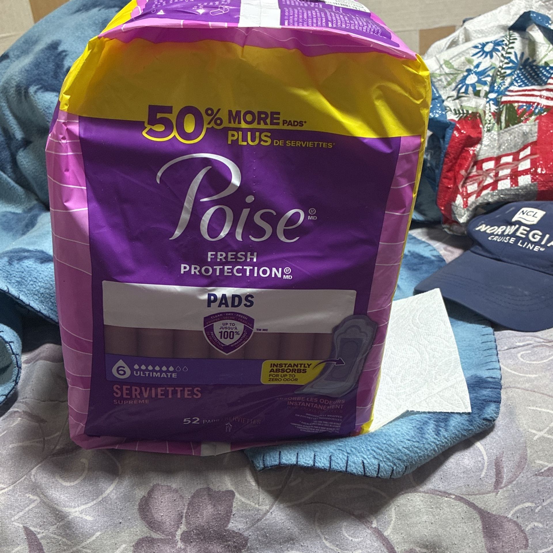 POISE  6 Ultimate 52 Pads