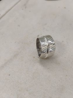 Vintage Native American Feather Sterling Silver Ring
