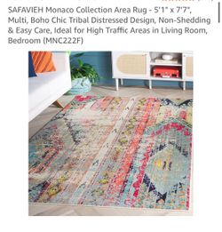 For Sale: SAFAVIEH Monaco Collection Area Rug – 5'1" x 7'7”