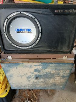 12' MTX Audio Jack Hammer Subwoofer in Box