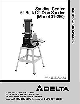 Commercial-duty Delta 12 in. Disc Sander and 6x48 in. Belt Sander Combo Sanding Center