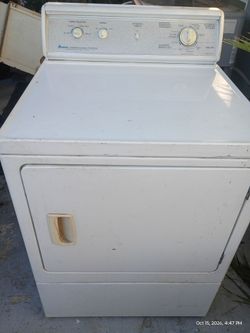 Top load Amanna Washing machine &front load GE gas dtyer