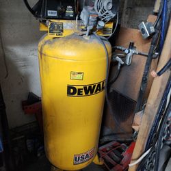 Dewalt 60 Gallon With Brand New McGraw V- style Cast Iron Pump