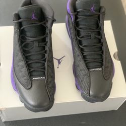 Jordan Retro 13 Court Purple Black DS $230 obo 