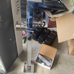 Floor Mount Tub Filler Trim Delta Faucet 