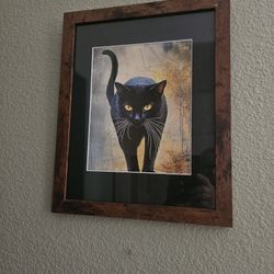 Now Only $15.  "The Stalker!".  11x14 Custom Framed Print.   New, Never Used. 