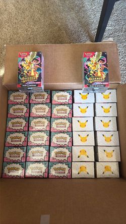30th Anniversary and Pokémon Mega Evolution Ascended Heroes Booster Bundle Lot