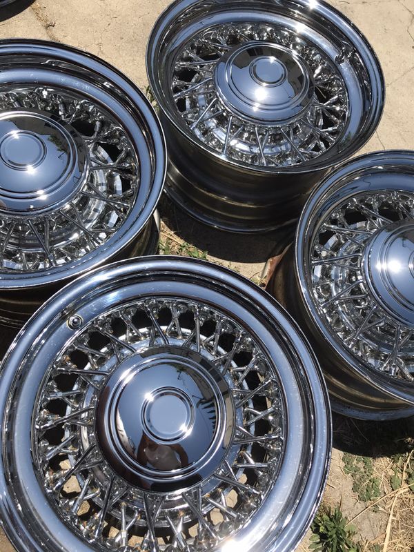 15x8 McLean wire wheels for Sale in Glendale, CA OfferUp