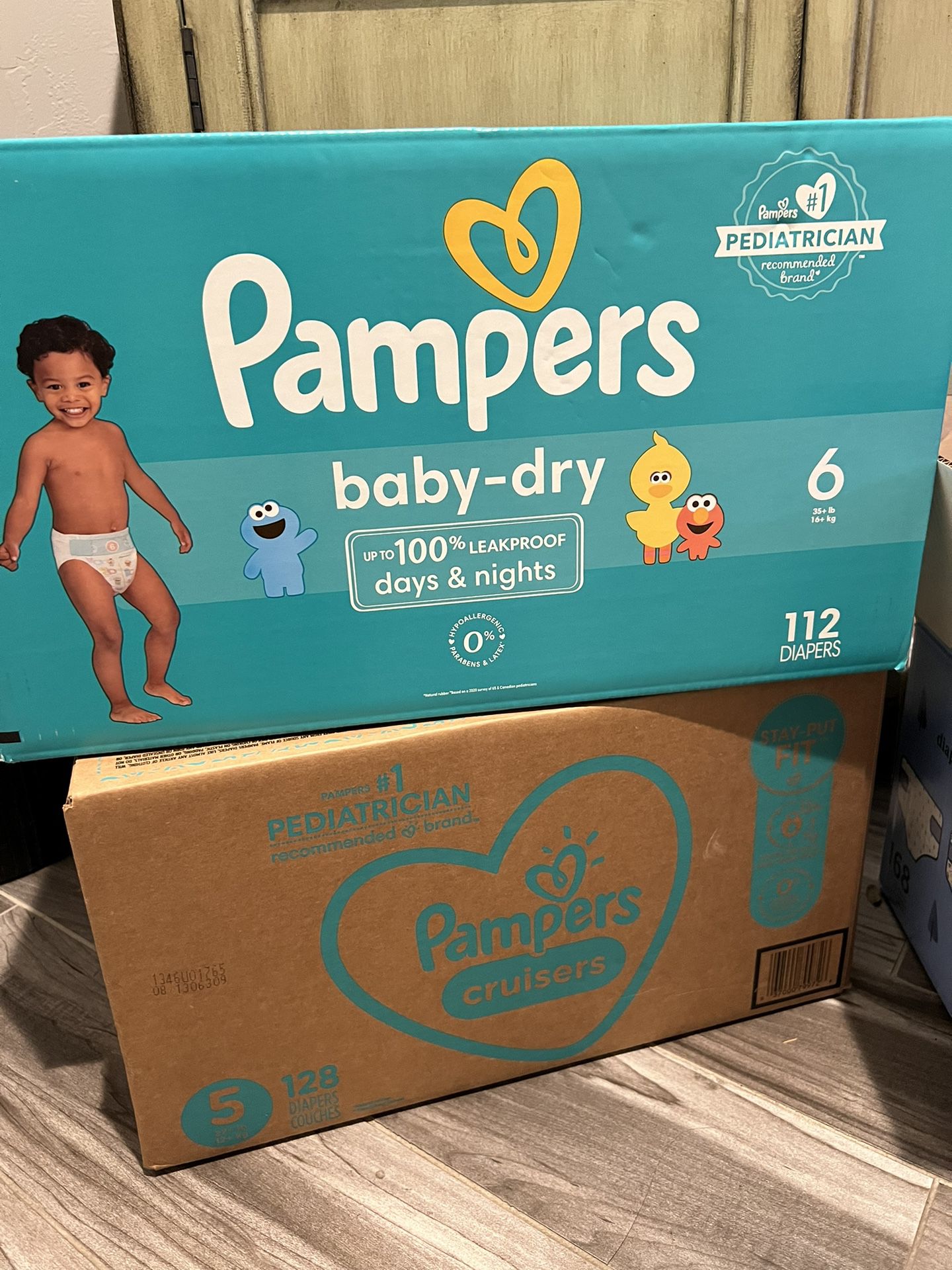 Pampers Diapers - Size 5 & 6