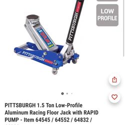 Brand New Pittsburg Aluminum 1.5 Low Profile Jack