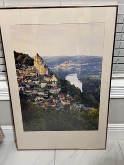 Beautiful 3ftx2ft Rose Gold Frame Art