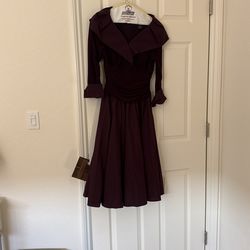 Dark Red Formal Dress