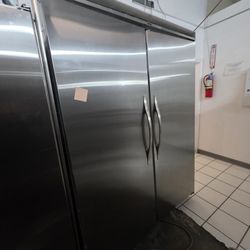 60" VIKING COLUMNS REFRIGERATOR AND FREEZER STAINLESS STEEL 