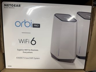 NETGEAR Orbi Pro AX6000 WiFi 6 Tri-band Mesh System