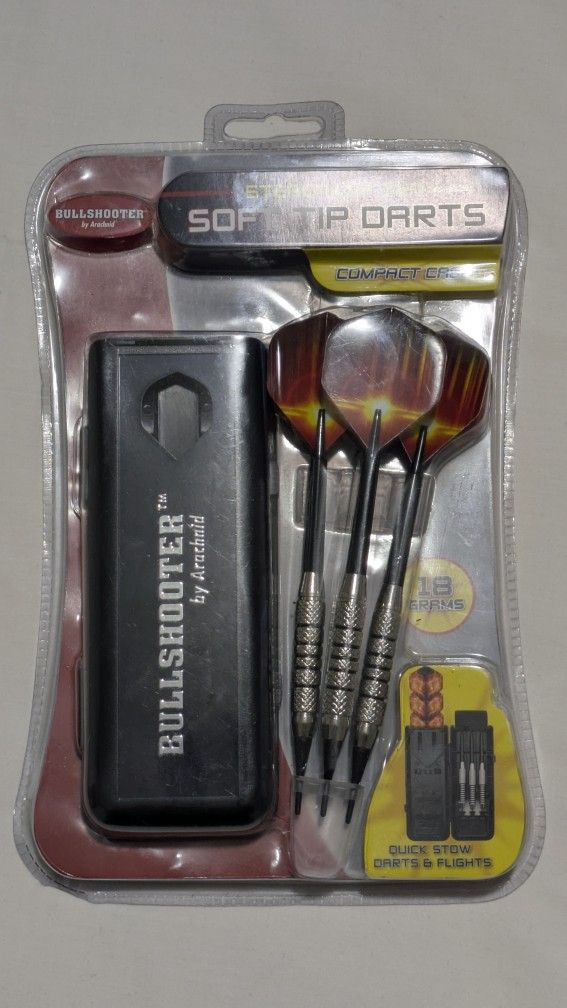BULLLSHOOTER by Arachnid Stealth SF 250 Soft-Tipped Darts,18 G