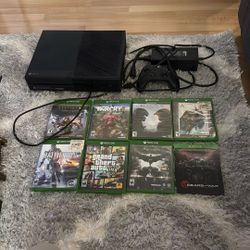 Xbox One 500gb + 8 Games