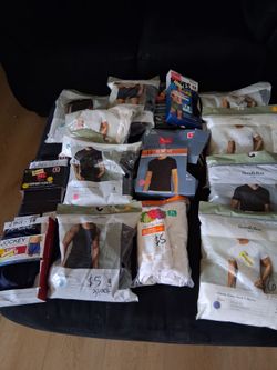 Men's shirts, classic tanks, boxers