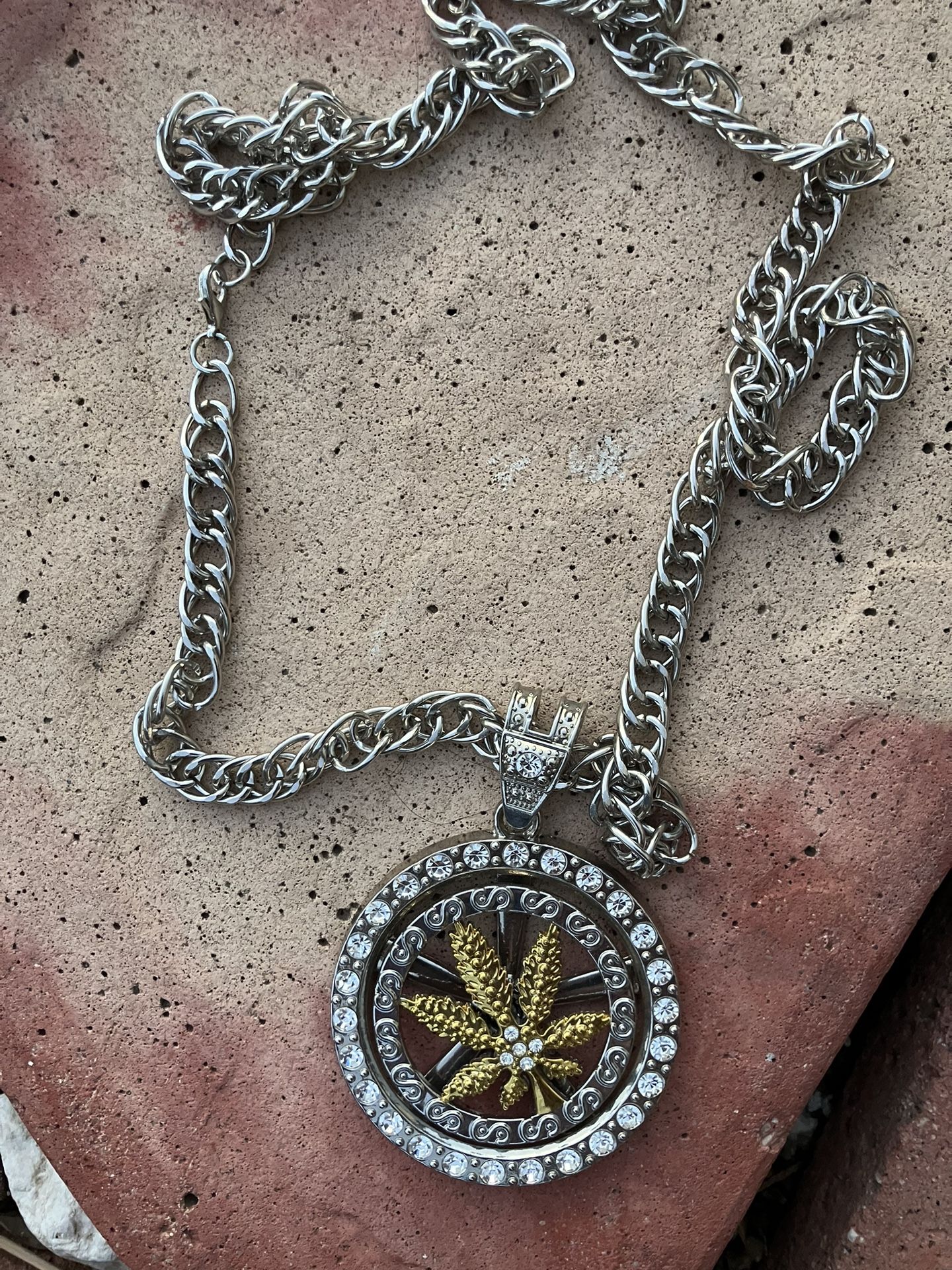 Hemp Pendant Silver Fashion