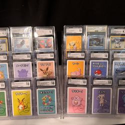 Pokémon Graded Slabs Card Lot