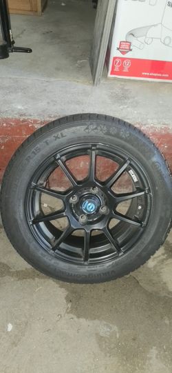 Sparco Wheels And Wimter Continental Tires 