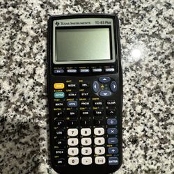 TI 83 Plus Graphing Calculator