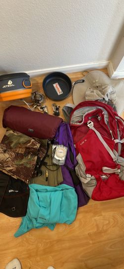 Camping and backpacking items