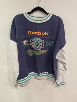 Vintage Reebok purple pullover global sports fitness brand Mens Size Extra Large