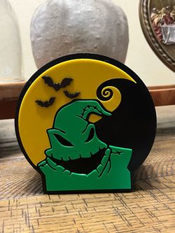 Nightmare Before Christmas 3D Printed Decor Plaque