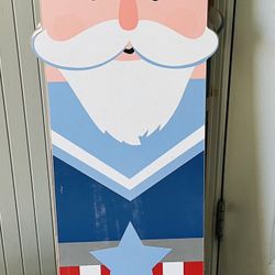 Patriotic Sign 44” x 11”. Christmas Decorations 