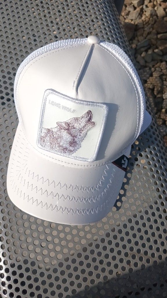 Goorin Bros. The Farm High Shine Faux Leather Snapback Trucker